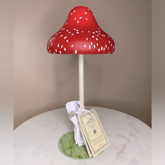 NWT John Derian Rechargeable LED Mushroom Lamp 🍄 - Picture 8 of 12